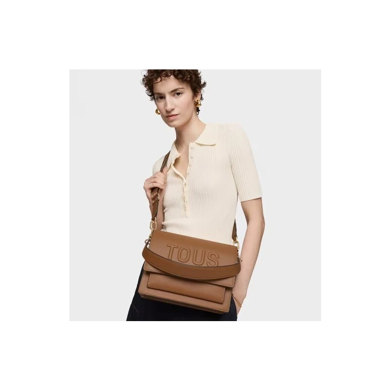 Bolso bandolera Audree TOUS Brenda Camel 2002104944