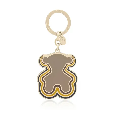 Llavero TOUS Bear Waves Topo y Dorado 2002307344