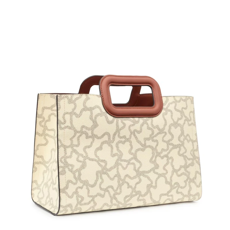 Bolso Shopper TOUS Kaos Icon Beige Mediano 2001946301