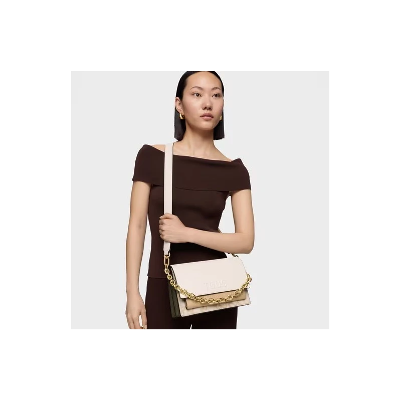 Bolso Bandolera Audree TOUS Kaos Icon Marfil Mediano 2002287601