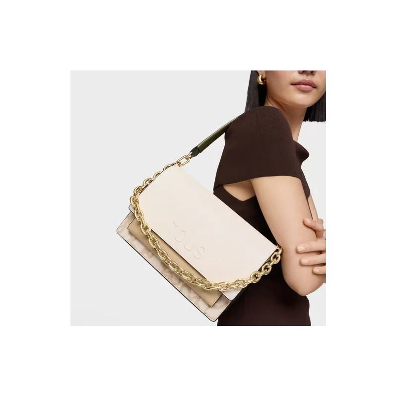 Bolso Bandolera Audree TOUS Kaos Icon Marfil Mediano 2002287601