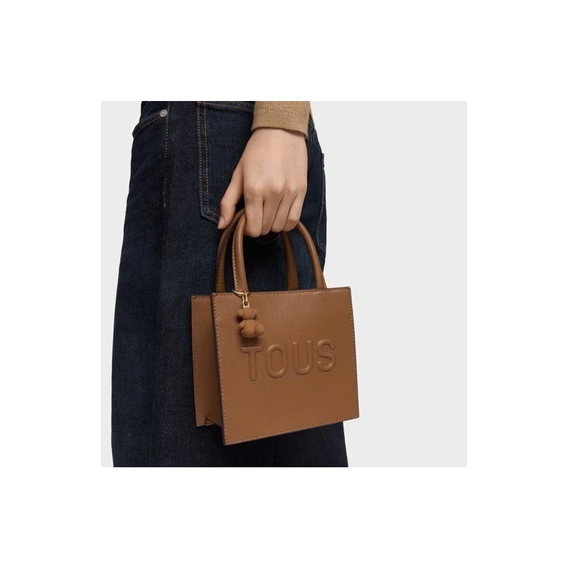 Bolso TOUS Mini Cube Brenda Camel 2002106646
