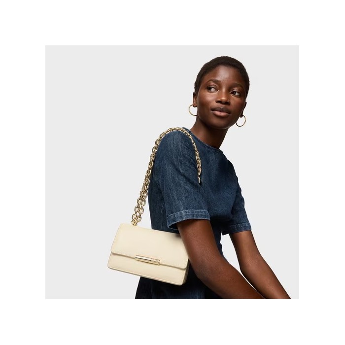 Bolso bandolera TOUS Audree Leather Piel Beige...