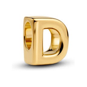 Charm Charm Pandora Alfabeto Letra D Baño Oro 763950C00