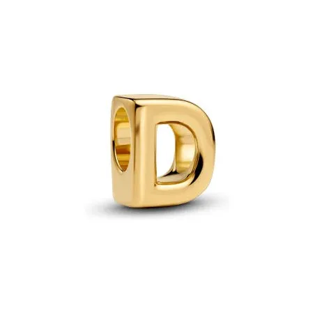 Charm Charm Pandora Alfabeto Letra D Baño Oro 763950C00