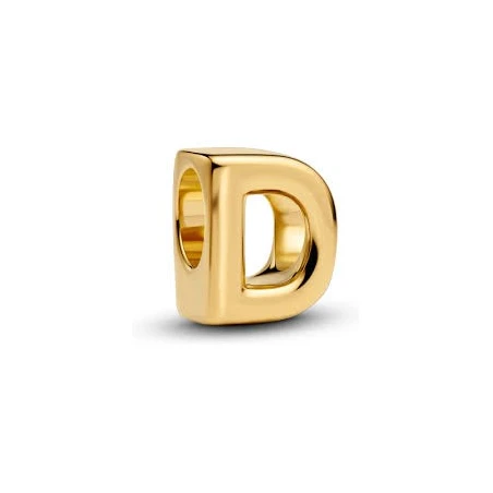 Charm Charm Pandora Alfabeto Letra D Baño Oro 763950C00
