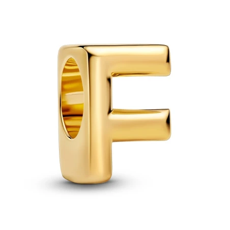 Charm Charm Pandora Alfabeto Letra F Baño Oro 763952C00