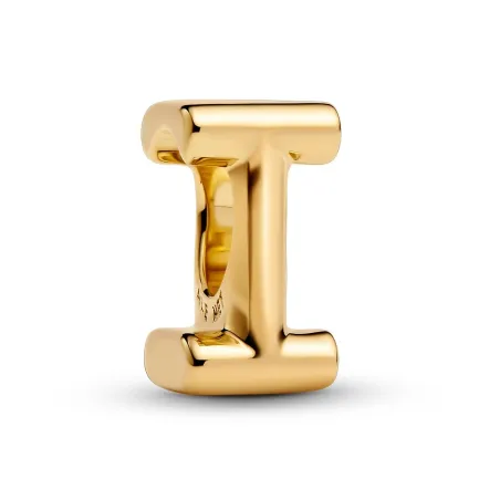 Charm Charm Pandora Alfabeto Letra I Baño Oro 763955C00