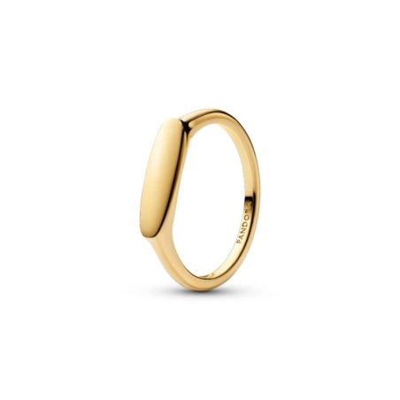 Anillo Pandora Grabable Barra Baño Oro 163986C00
