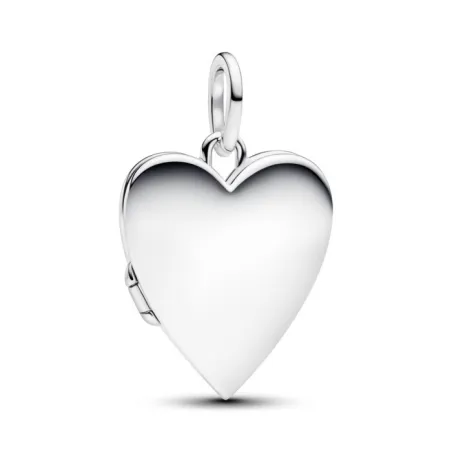 Colgante Pandora Etiqueta Grande Grabable Corazón Plata 394013C01