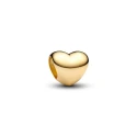 Charm Pandora Mini Corazón Baño Oro 763998C00
