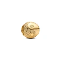 Charm Pandora Mini Yin y Yang Textura Baño Oro 764045C00