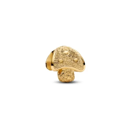 Charm Pandora Mini Seta Textura Baño Oro 764048C00