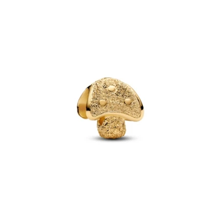 Charm Pandora Mini Seta Textura Baño Oro 764048C00