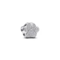 Charm Pandora Mini Huella Textura Plata 794043C00