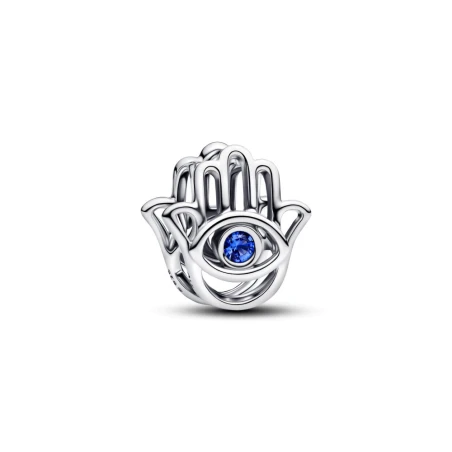 Charm Pandora Mano de Fátima Cristal Azul 794062C01