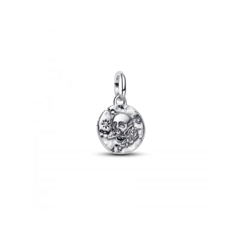 Charm Medallón Pandora Calavera Plata 794089C01