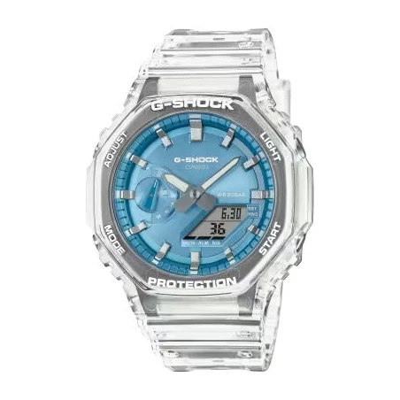 Reloj Casio G-Shock Skeleton Mujer Azul Analógico-Digital GA-2100BM-7A2ER