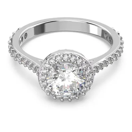 Anillo Swarovski Una Angelic Baño Rodio y Cristales Blancos 5717928