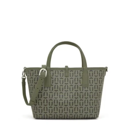 Capazo Tote TOUS Double Way Manifesto Caqui Mediano 2002308141
