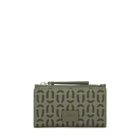 Cartera TOUS Double Way Manifesto Verde Pequeña 2002307239