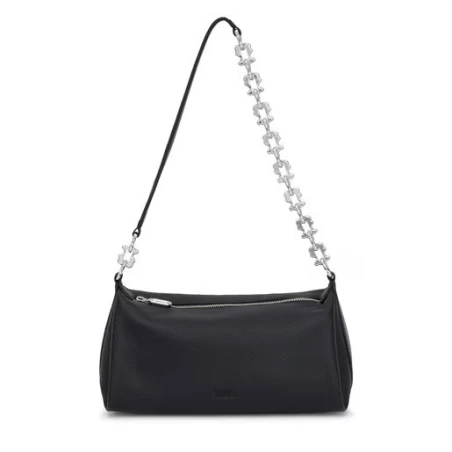 Bolso Bandolera Chain TOUS Fold Negro
