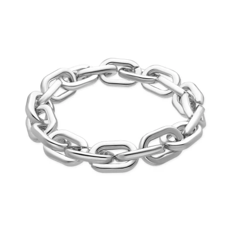 Pulsera Lux by Lux Palmira Eslabones Plata baño Rodio SSBW07000