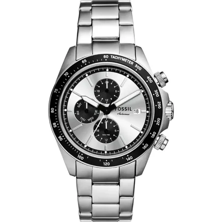 Reloj Fossil Autocross Plateado Multifunción Hombre FS6124