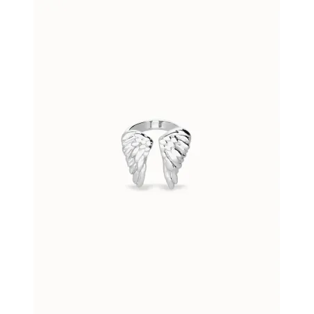Anillo UNOde50 Alas Baño Plata ANI0857MTL000