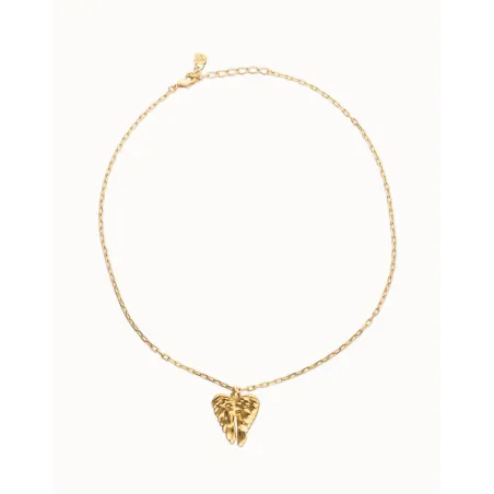 Collar Corto UNOde50 Alas Baño Oro COL2041ORO0000U