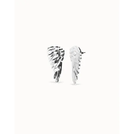 Pendientes UNOde50 Alas Baño Plata PEN1008MTL0000U