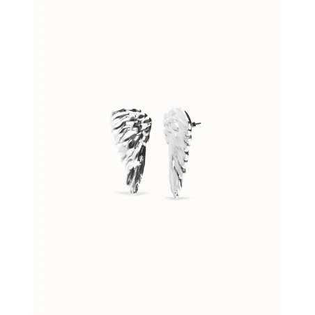 Pendientes UNOde50 Alas Baño Plata PEN1008MTL0000U