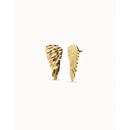 Pendientes UNOde50 Alas Baño Oro PEN1008ORO0000U