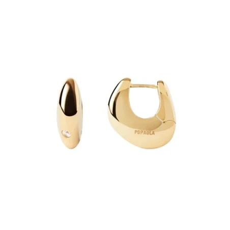 Pendientes PdPaola Wave Aro Baño Oro AR01-F60-U