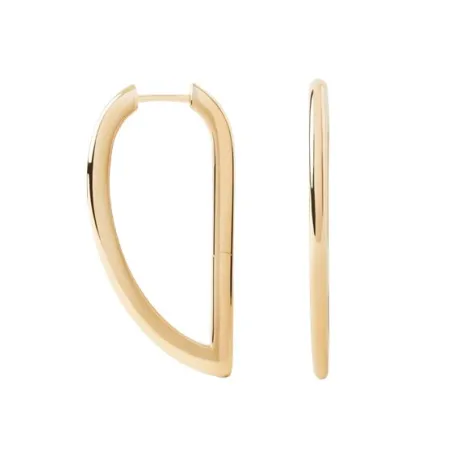 Pendientes Aros PdPaola Vento Baño Rodio AR02-G31-U