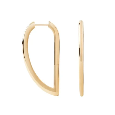 Pendientes Aros PdPaola Vento Baño Rodio AR02-G31-U