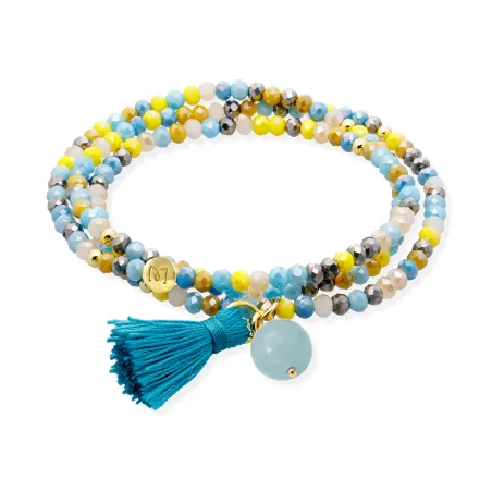 Pulsera Marina García Zen Formentera y Piedra Azul 91195UA