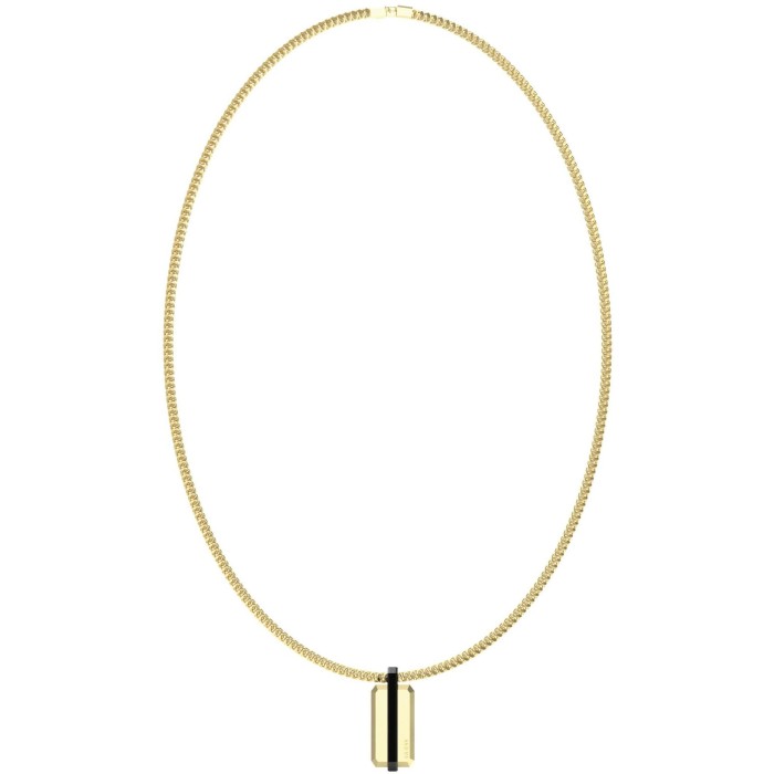 Gargantilla Guess Noir Acero Baño Oro y Negro...