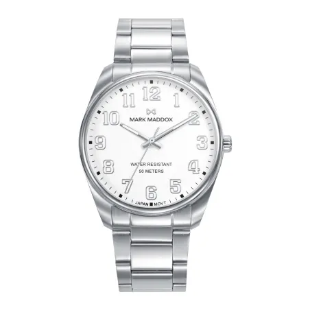 Reloj Mark Maddox Plateado y Blanco Analógico Hombre HM1029-05