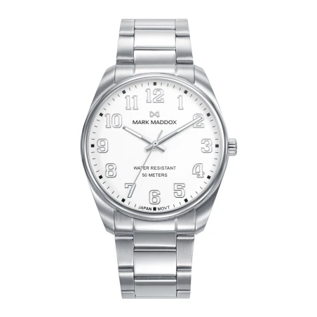 Reloj Mark Maddox Plateado y Blanco Analógico Hombre HM1029-05