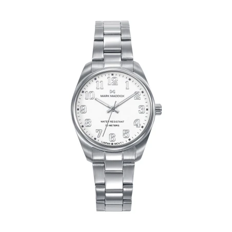 Reloj Mark Maddox Plateado y Blanco Analógico Mujer MM1032-05