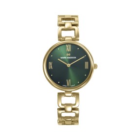 Reloj Mark Maddox Dorado y Verde Analógico Mujer MM1033-63