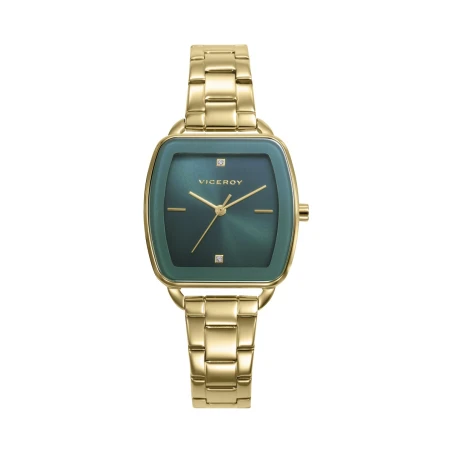 Reloj Viceroy Dorado y Verde Analógico Mujer 42454-67