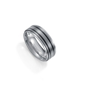 Anillo Viceroy Fashion Acero Gris y Negro Hombre 14328A02000