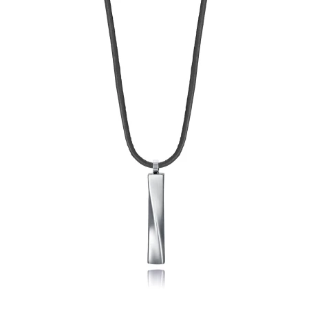 Gargantilla Viceroy Fahsion Piel Marrón y Acero Hombre 75429C01000