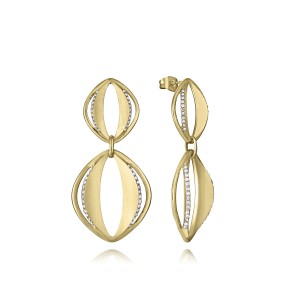 Pendientes Viceroy Fashion Círculos Acero Baño Oro Mujer...