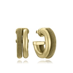 Pendientes Viceroy Fashion Acero Baño Oro Mujer 14345E01012