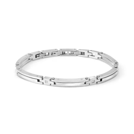 Pulsera Nomination Strong Acero y 4 Diamantes Blancos 028340/001