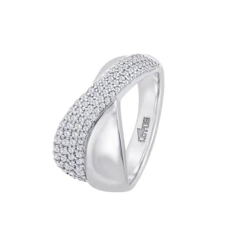 Anillo Lotus Silver Plata y Circonitas Blancas LP3845-3/116