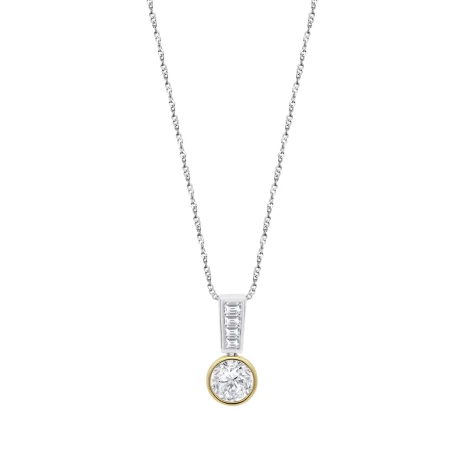 Gargantilla Lotus Silver Plata y Circonitas LP3887-1/1